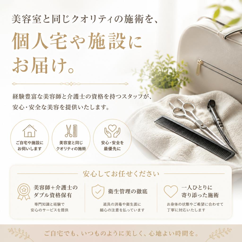 高品質な施術を、あなたの元へ
