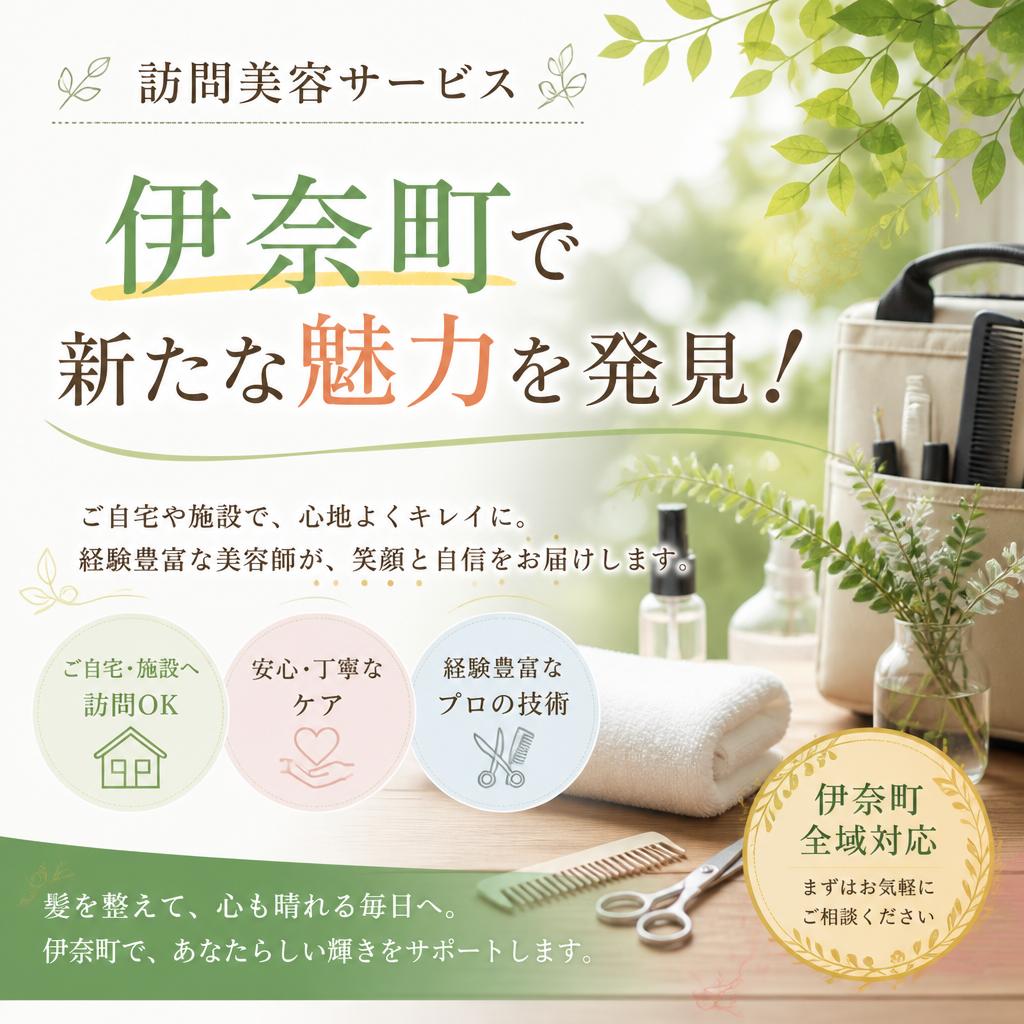 ちょっとオシャレな訪問美容 trip hair salon SHIN 伊奈町へ訪問中！